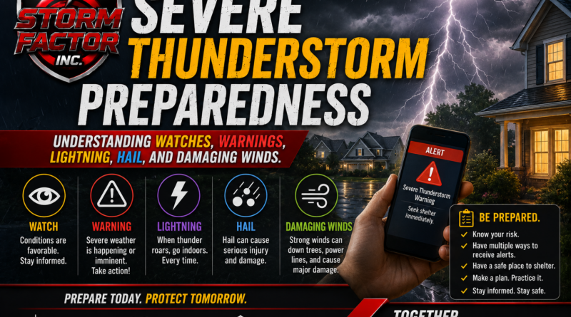 Severe Thunderstorm Preparedness