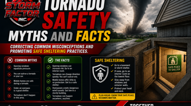 Tornado Safety Myths